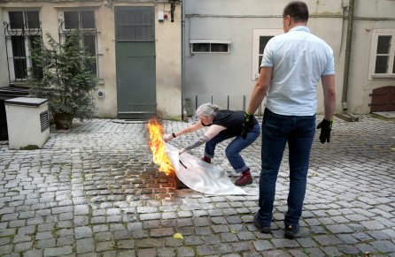 Cultural heritage disaster simulation Latvia