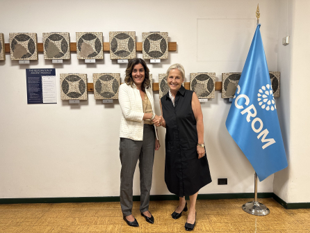 On 16 July, the Director-General had the honour of meeting H.E. Elita Gavele, Ambassador of Latvia to Italy. This meeting marked a significant step towards enhancing cooperation between ICCROM and the Government of Latvia. 