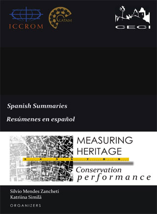 Measuring Heritage Conservation Performance Spanish Summaries Iccrom