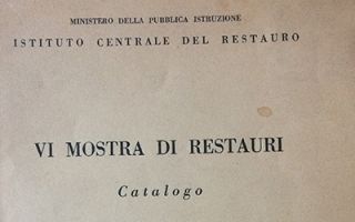 VI Mostra di restauri