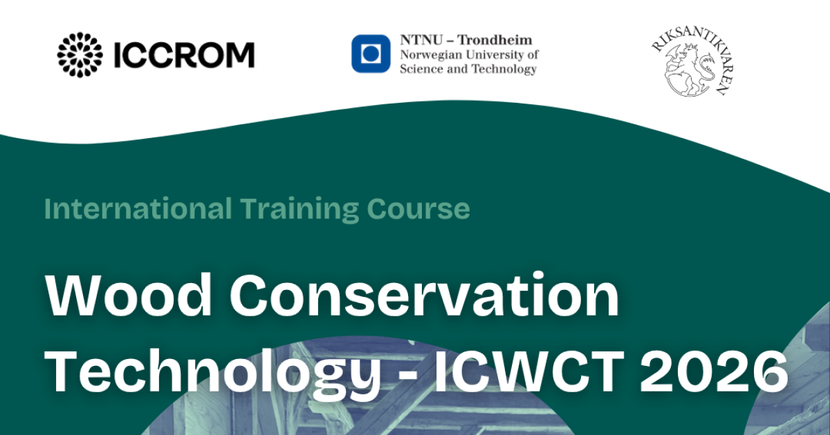 The 22nd International Course on Wood Conservation Technology - ICWCT 2026