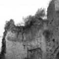 Italy: Garden of Ninfa, Ruins of the Church of S. Maria Maggiore