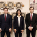 On 16 April 2024, ICCROM Director-General had the honour of receiving the Chargé d'Affaires Mr Alejandro Luppino, Counselor of the Argentine Embassy and Mr Lucas Ricardo Paviolo, Secretary of the Embassy. 