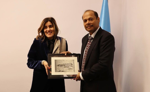 Visit from representatives from India